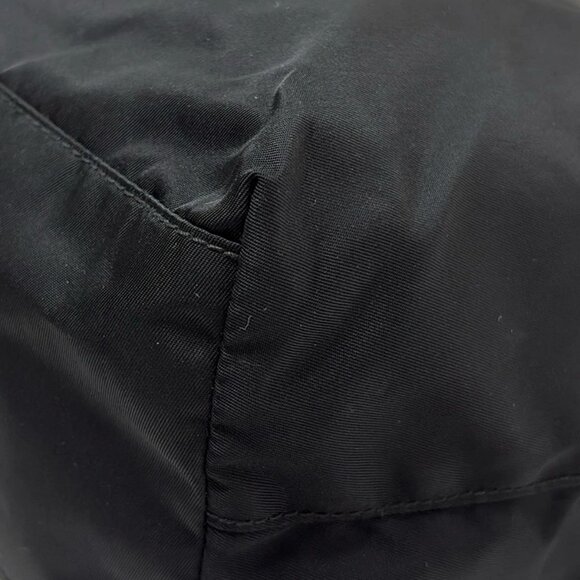 Auth PRADA - Black Nylon Leather Tote Bag - Picture 7 of 13